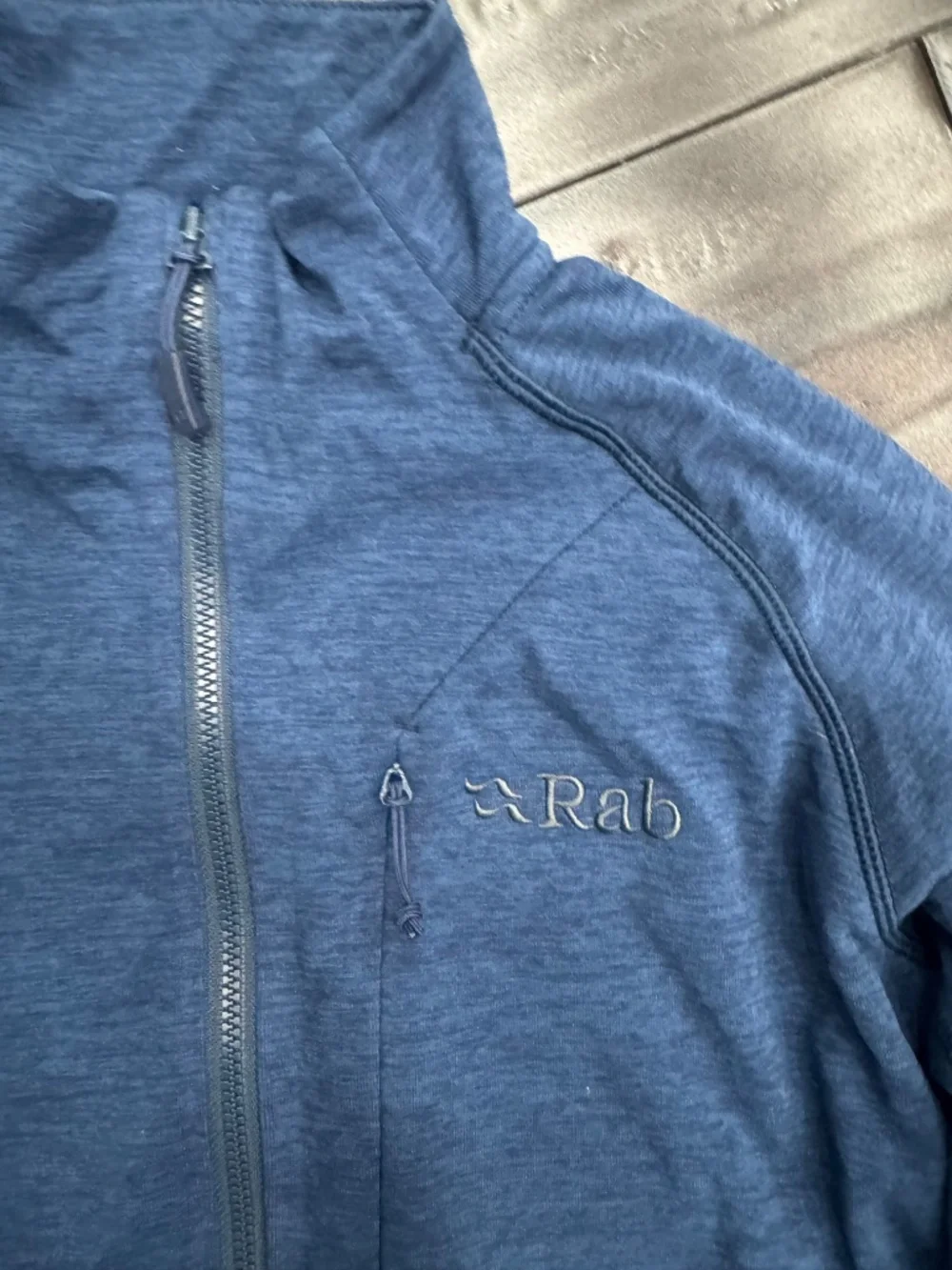 Rab Men's Blue Quarter Zip Fleece Pullover Jacket Size Large